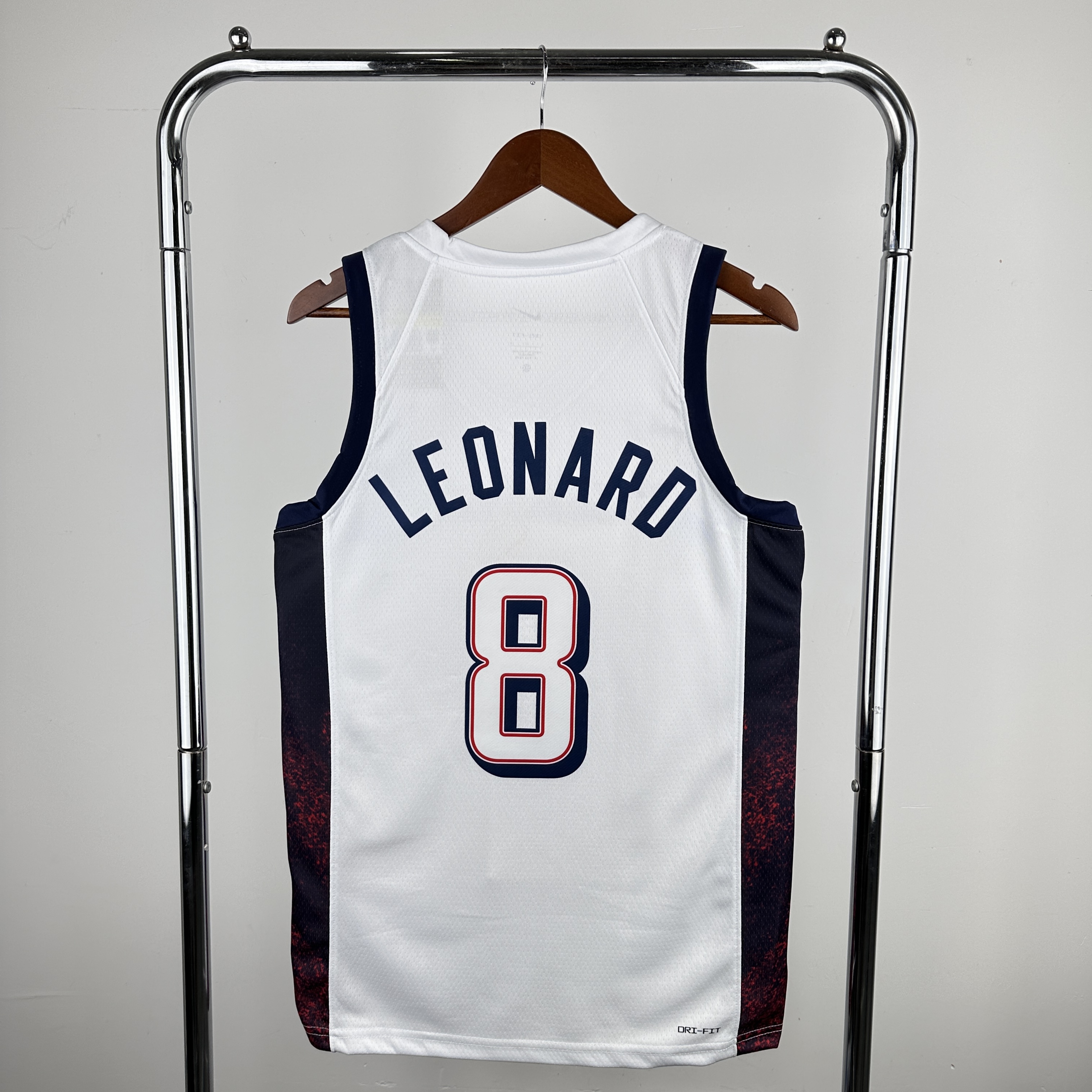 2024 Olympic USA #8 Leonard White Nike NBA Jersey->more jerseys->NBA Jersey